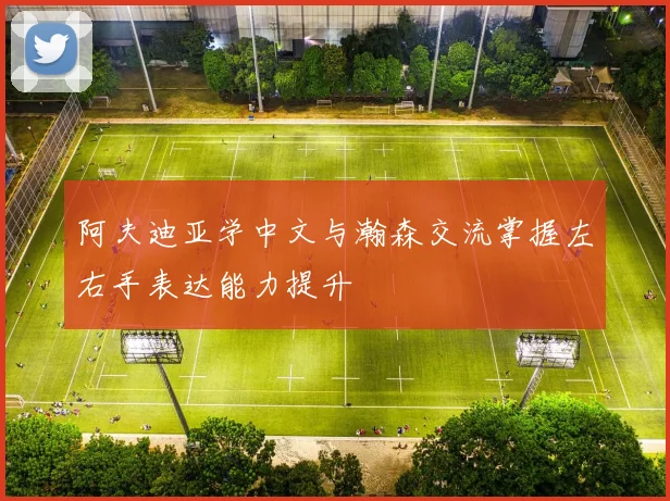 阿夫迪亚学中文与瀚森交流掌握左右手表达能力提升