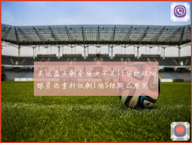 美记盘点剩余场次不足11场的双向球员西索科仅剩1场S琼斯已用完